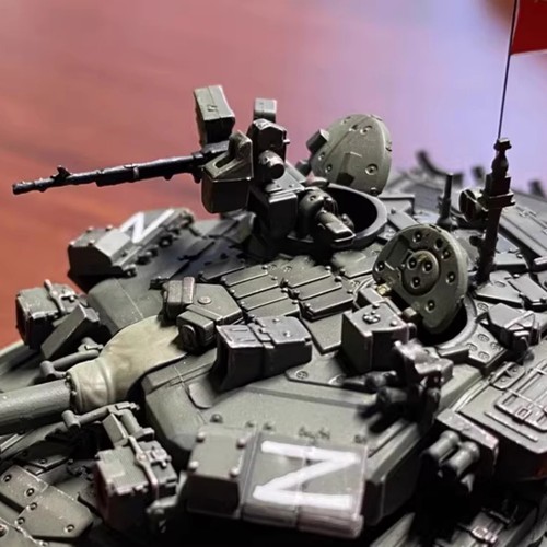 13cm X 5cm Russian Special Military Operations T-90A Main Battle Tank Model Kit - Picture 8 of 20