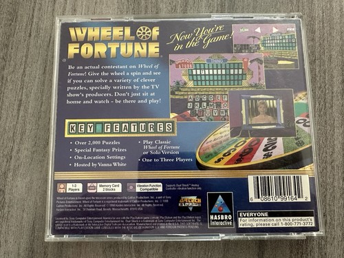 Wheel of Fortune (Sony PlayStation 1, 1998) - Imagen 2 de 3