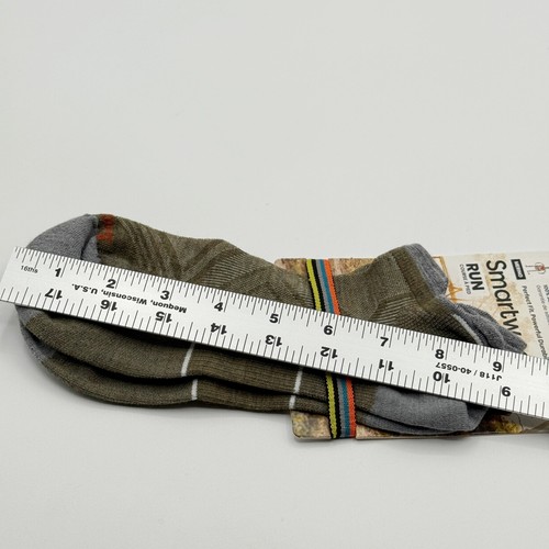 SMARTWOOL Laufsocken - 2 Paar - Zero Cushion Gr. L Low Ankle Moss/Gray Merino - Bild 7 von 7