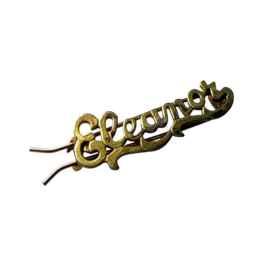 Pinza de pelo Eleanor vintage de latón para mujer años 70 80 accesorio Foto 2 de 4