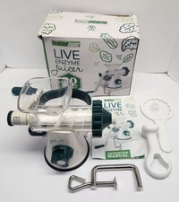 Healthy Juicer Live Enzyme Juicer Cold Press With Box & Instructions - Very Nice