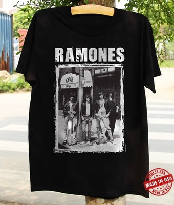 Ramones CBGB Rock Band Rare Black Unisex T-shirt Size S-5XL