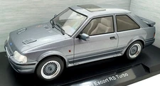 Model Car Group 1/18 Scale MCG18272 Ford Escort RS Turbo - Met. Grey