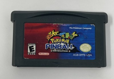 Pokemon Pinball Ruby & Sapphire (Gameboy Advance GBA, 2003) Authentic Working