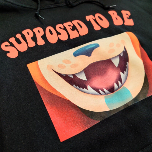 Friday Night at Freddy's FNAF Mens Lockdown Hoodie Size S Black Hot Topic Rare - Picture 4 of 11