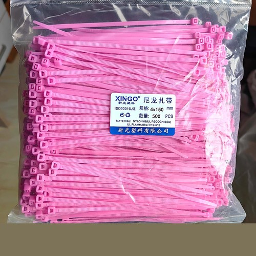 Cable Ties Zip Tie Wraps Strong Nylon Various Size Colours 100/500/1000 Pcs - Picture 21 of 39
