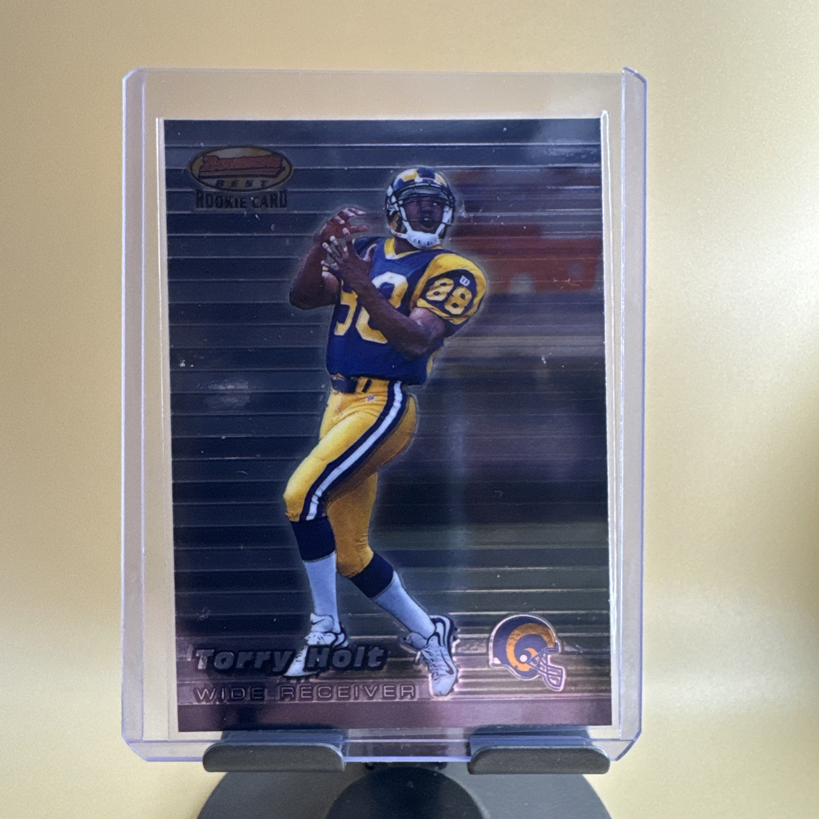 1999 Bowman's Best Torry Holt #120 (RC) St Louis Rams