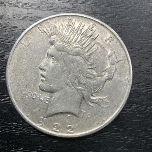 Liverty & D U.S. Antique Silver Peace Dollar - Picture 4 of 4