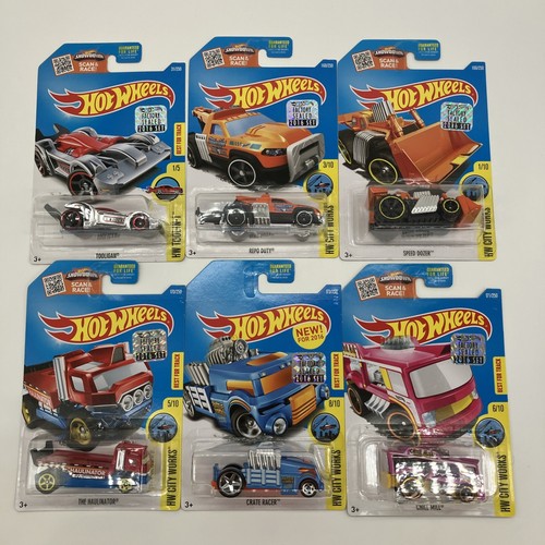 Hot Wheels HW City Works (lot Of 6) Factory Sealed - Picture 1 of 3