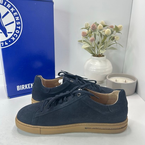 Zapatilla deportiva Birkenstock Bend baja de gamuza de cuero azul medianoche para hombre 12/UE 45 NUEVA CON CAJA - Imagen 6 de 10
