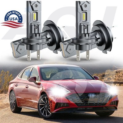 For Hyundai Sonata 1999-2014 LED Headlight High Low Beam Combo 4*Bulbs Kit