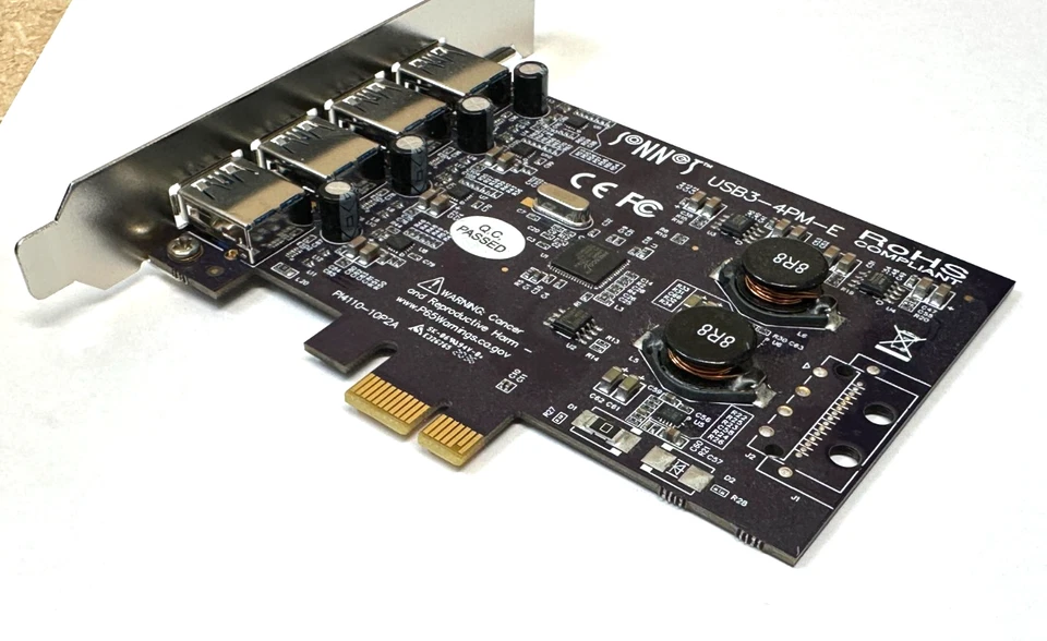 Sonnet USB3-4PM-E Allegro 4-Port USB 3.2 Gen 1 PCI Express Card for Mac Pro - Image 4 of 4