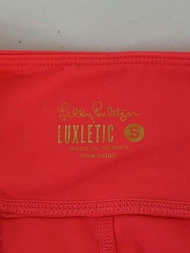 Lilly Pulitzer Luxletic 6" Weekender hohe Jakobsmuschel Fahrradshorts Größe Small - Bild 4 von 10