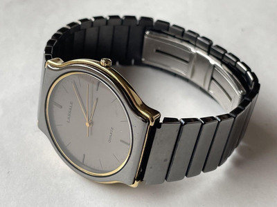 時計 SEIKO LASALLE 7751-6009 QUARTZ Seiko Lasalle 7751-6009 Quartz Men's Watch Gray Dial Vintage