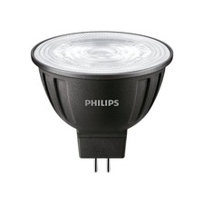 5PK - PHILIPS 7W MR16 LED Non-Dimmable Bright White 3000K Flood Bulb
