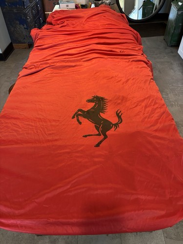 Ferrari Red Car Cover. Used, Slightly Faded.