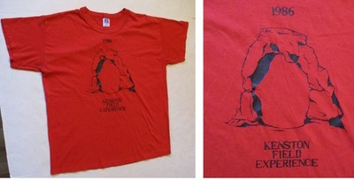 Kenston Field Experience 1986 Vintage T Shirt Large 42-44 Russell Athletic 80's