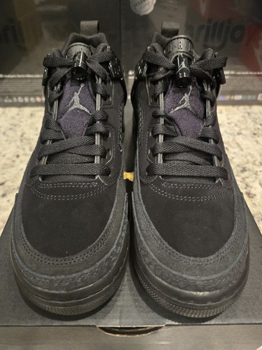 Nike Jordan Spizike Low GS ‘Black Cat’ GS SIZE 5Y FQ3950-001 New Big Kid Youth - Picture 4 of 16