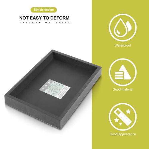 6 Pcs  Flowerpot Trays Rectangular Water Plate Flowerpot Holders Bonsai Bases - Picture 8 of 12