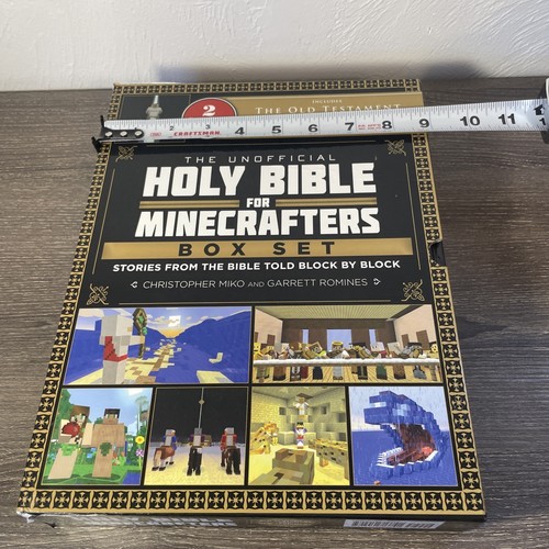 Unofficial Holy Bible for Minecrafters Old & New Testament 2 Hardback Book Set - Picture 23 of 24