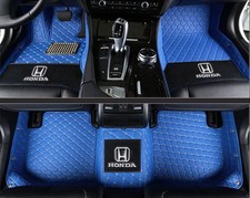 For Honda Accord 1998-2026 Front Rear Luxury Waterproof Carpets Car Floor Mats