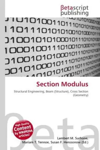Lambert M. Surhone (U. A.) | Section Modulus | Taschenbuch | Englisch (2026)-image