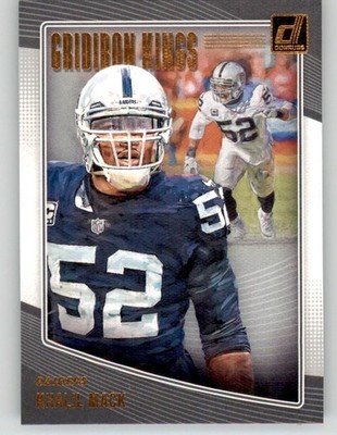 2018 Panini Donruss Gridiron Kings Khalil Mack #29 LV