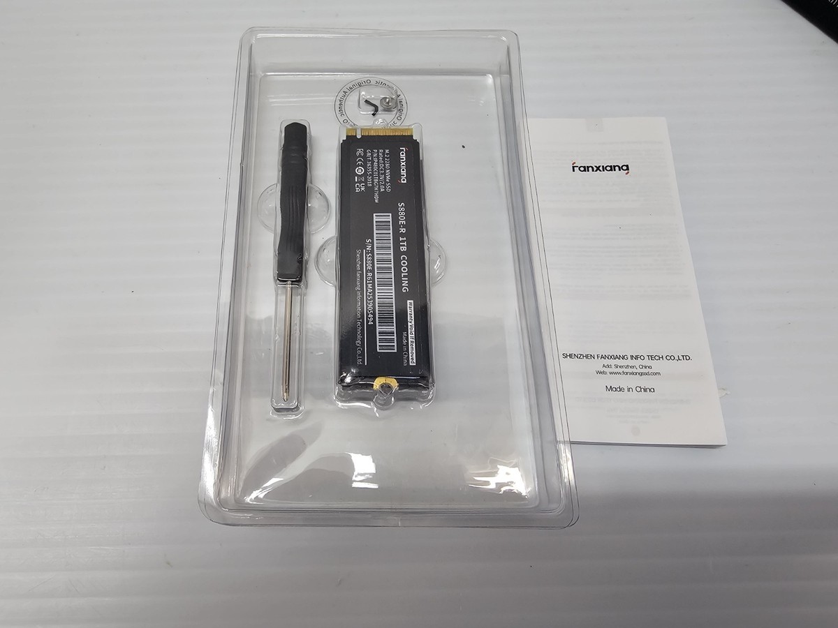 Fanxiang S880e 1TB PS5 SSD M.2 NVME SSD 7300MB/s PCIe4.0 Solid 