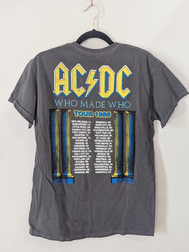 NWT ACDC, Who Made Who, Rock Artist Band Graphic Tee Shirt Unisex/Men's Small - Picture 5 of 6
