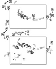 Genuine Mopar Stabilizer Bar Link Left 68409879AA