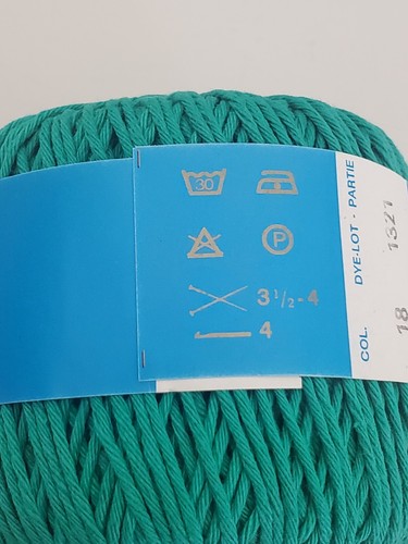 Vintage Viana Felicita 100% Mercerized Yarn Made In Italy Emerald Green - Picture 5 of 8