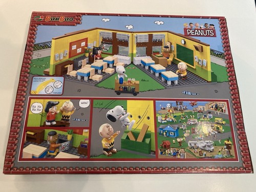 Banbao Peanuts Snoopy Schulklasse 7501, Klemmbausteine, top, wie neu, mit OVP - Bild 2 von 11