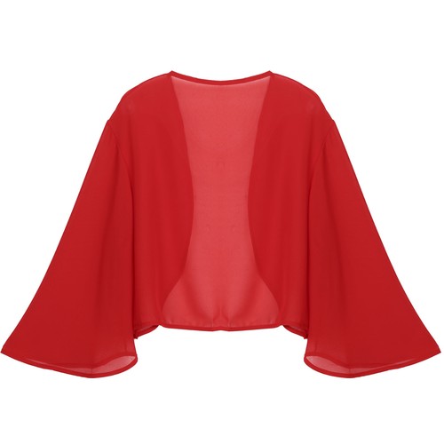 UK Womens Sheer Chiffon Open Front Cardigan Shawl Lightweight Solid Cover Up - Picture 11 of 52