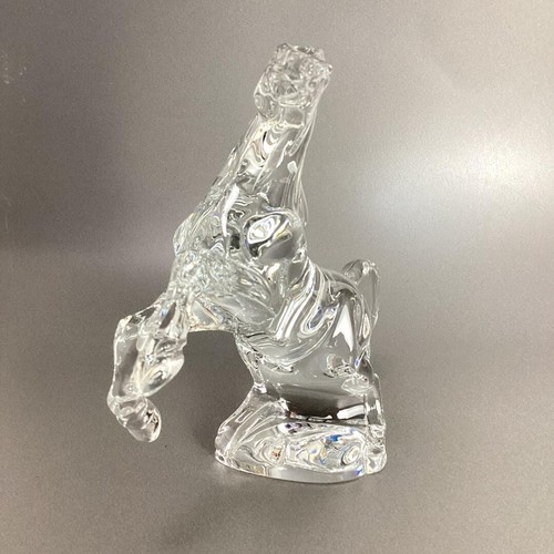 Baccarat Object Neighing Horse With Box 100Th Anniversary - Picture 1 of 10