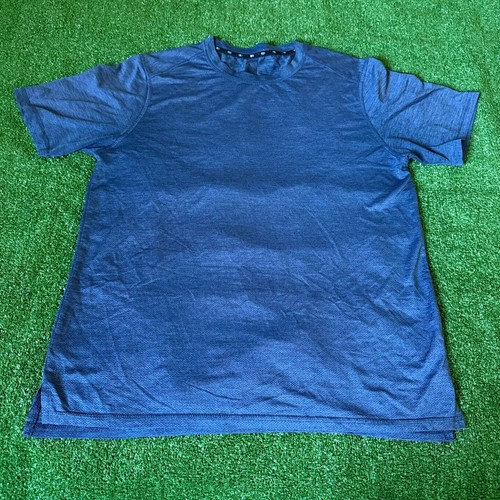 Leg3nd Lightweight Short Sleeve Crew Neck Running Active Blue T-Shirt Size M