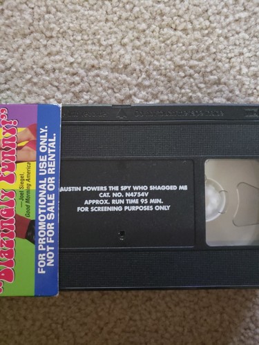 Austin Powers: The Spy Who Shagged Me (VHS, 1999) RARE PROMOTIONAL COPY!! - Bild 3 von 3