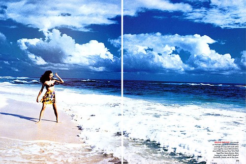 1995 Ellen von Unwerth Valerie Celis 8 páginas editorial revista - golpe tropical - Imagen 3 de 4