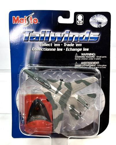 Maisto Tailwinds F-14 Tomcat Warplane US  Air Force w/Stand Original Package - Foto 1 di 4