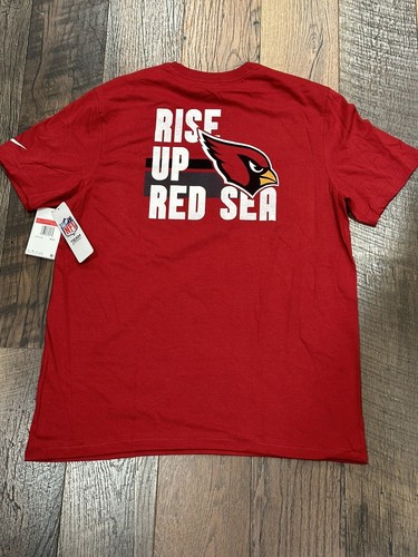 Arizona Cardinals Men's Nike Blitz Slogan Red T- Shirt - NWT - 第 12/13 張圖片