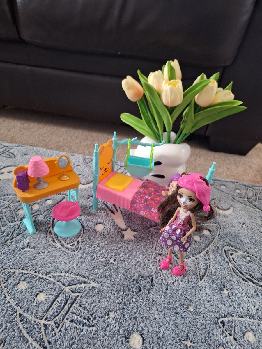 Enchantimals Dreamy Bedroom Playset with Bren Bear Doll eBay