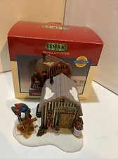 Vintage 2001 Lemax Village Collection Trout House W/ Box Christmas