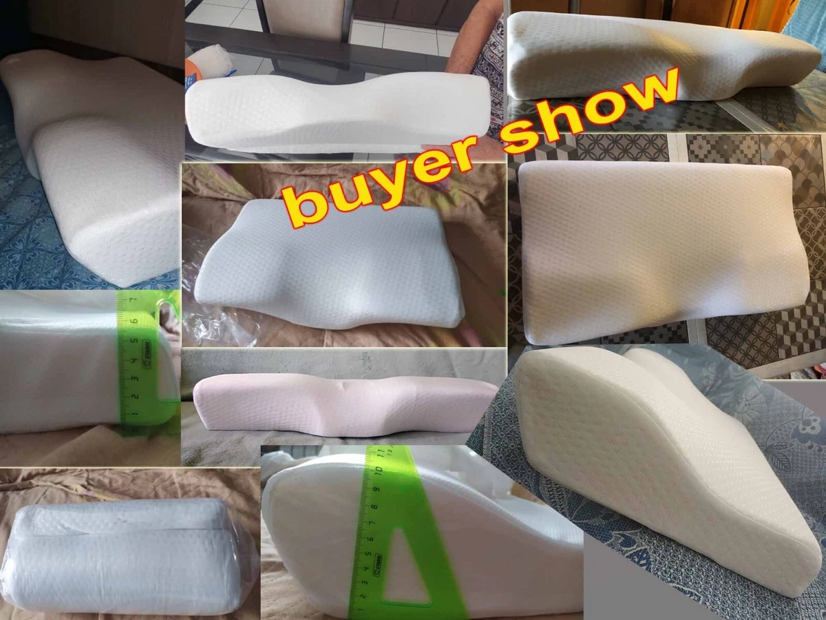 Ergonomic contoured hot sale cervical orthopedic pillow