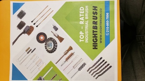 HIGHTBRUSH 73391 ..189'' X 0,1'' X 3'' SS MICRO MINIATUR TUBE BRUSH 10ER PACK - Bild 3 von 3