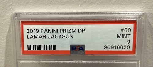 2019 Panini Prizm LAMAR JACKSON Draft Picks DP #60 🔥 PSA 9 MINT - Bild 3 von 4