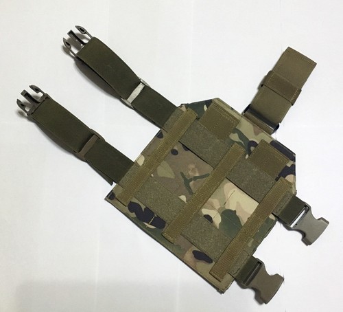 New Airsoft Molle Modular Universal Drop Leg Panel Platform Coyote/OD/Marpat/BK - Picture 11 of 13