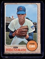 1968 Topps Ken Holtzman EX 0989 Chicago Cubs #60