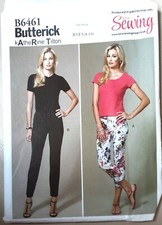 Butterick Sewing Pattern B6461 Fitted Trousers by Katherine Tilton Sz 8-24 UNCUT