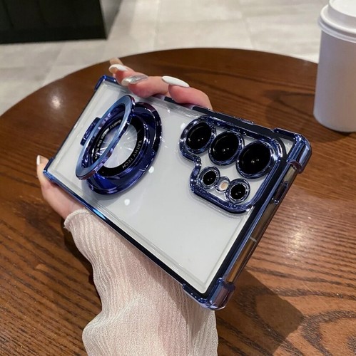 Hülle für Samsung Galaxy S25 Ultra S24FE S23 Stoßfest MagSafe Ring Ständer Cover - Bild 15 von 19