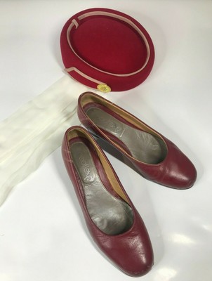 red cabin crew shoes