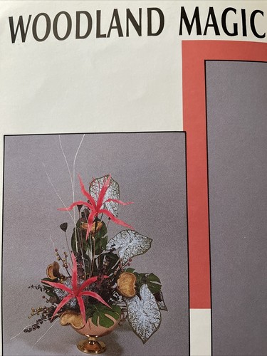 Vintage Wangs International Flower Portfolio Flower Arrangement Designs BKW076 - Picture 13 of 17